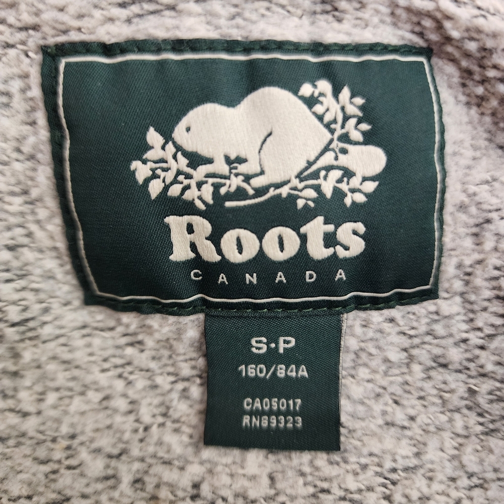 Roots Pullover Hoodie Size Small Dark Gray - Picture 6 of 10